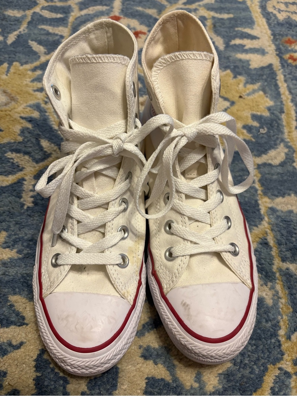 Converse Chuck Taylor All Star High Top Optic White Lace Up Sneaker 5.5 M 7.5W